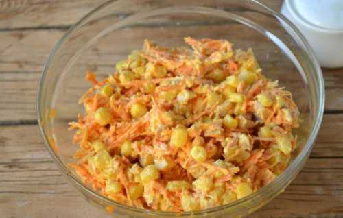 Рецепты салата с корейской морковью и сухариками,