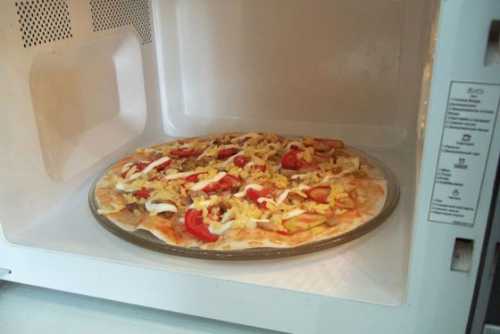 Пицца в микроволновке